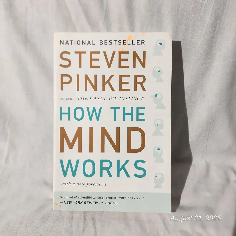 How the Mind Works by Steven Pinker Paperback Psychology Science Book
